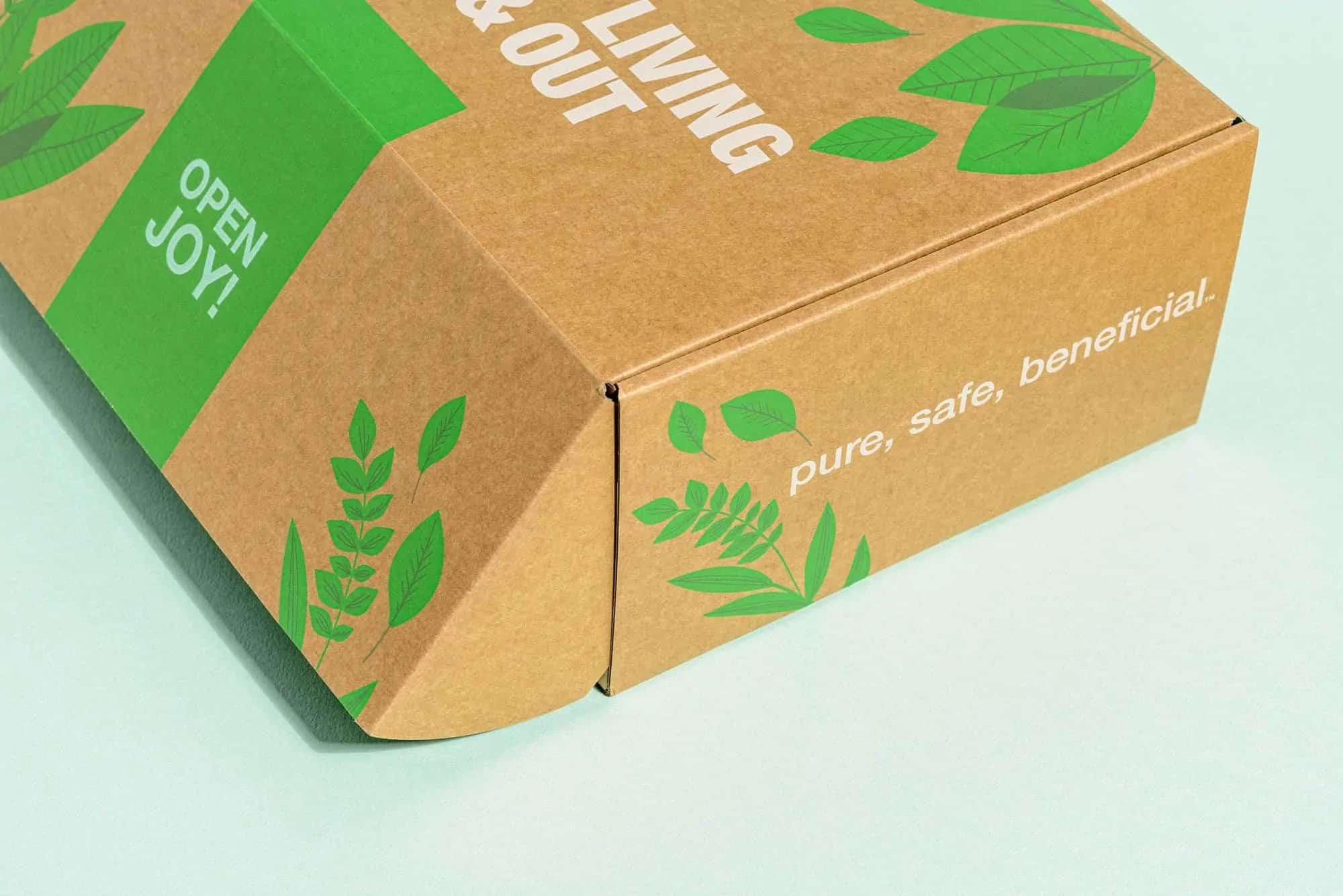 Arbonne's branded ecommerce box