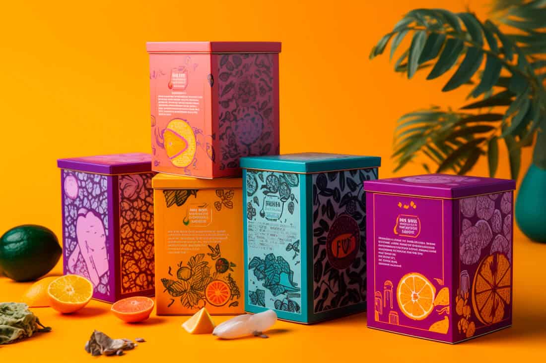 Fun and playful tea packaging design ideas